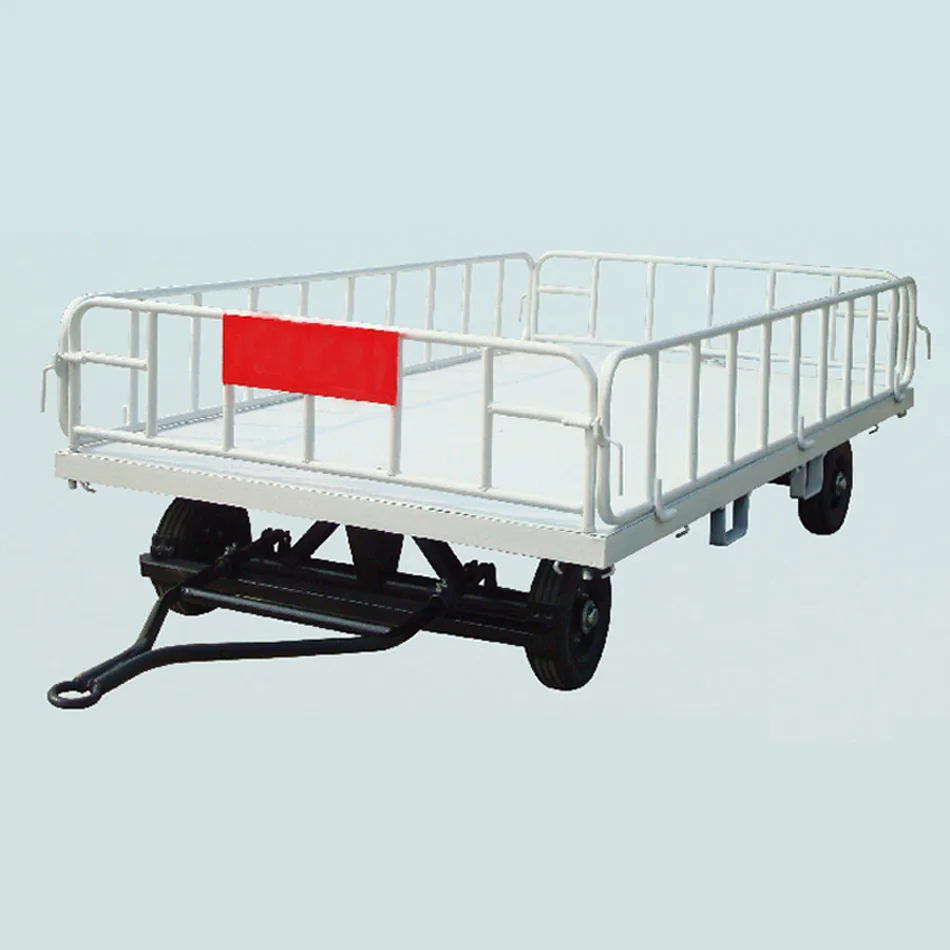 aircraft luggage trailer/ aviation baggage airport semi trailer