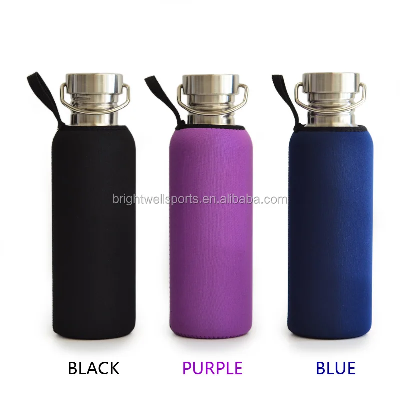 Reusable Neoprene Bottle Sleeve Water Bottle Cover
