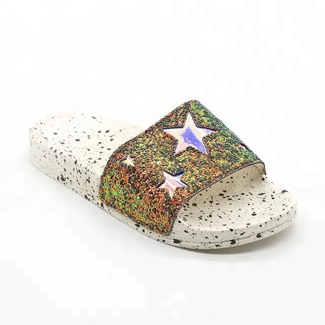 Brightening Upper Fashion Star Kids PCU Slides Slipper