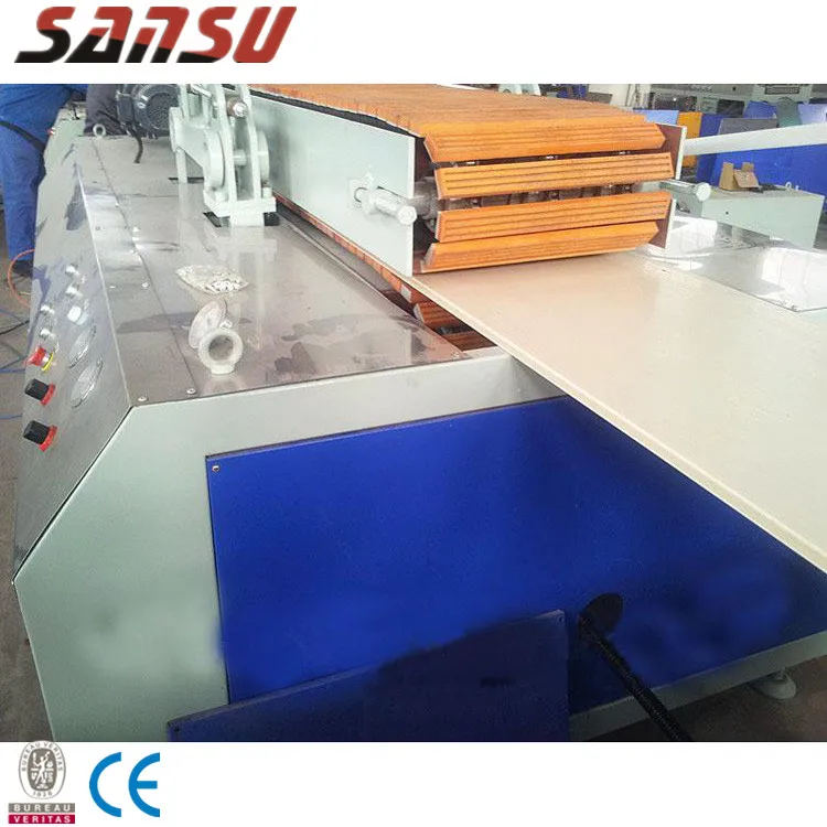 plastic PVC WPC ceiling wall panel manufacturing extrusion production making machine extruder machinery line