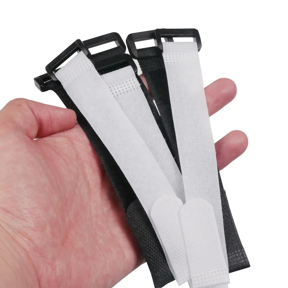 
2019 Newest design colored black /white 20*2cm tie / strips / band Loop Cable Organizers 