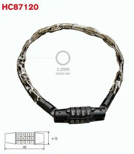 cable numbers coded code lock
