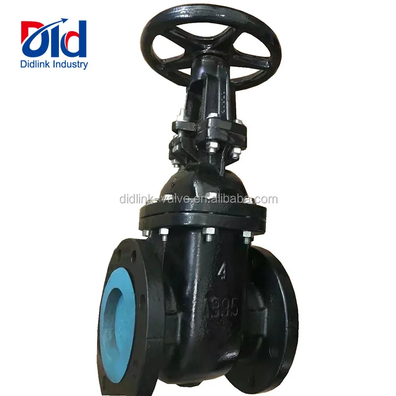 Cast Iron DN300 PN25 Long Non-Rising Stem Ball Body Direct Buried Underground With Flanged Through Water Oil Gas Gate Valve