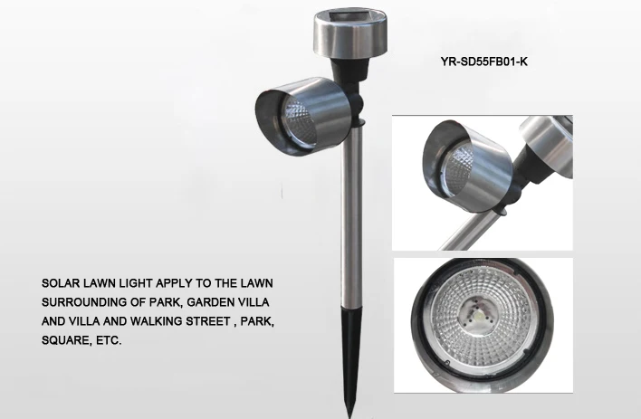 Zhejiang supplier green energy stainless solar flood lights