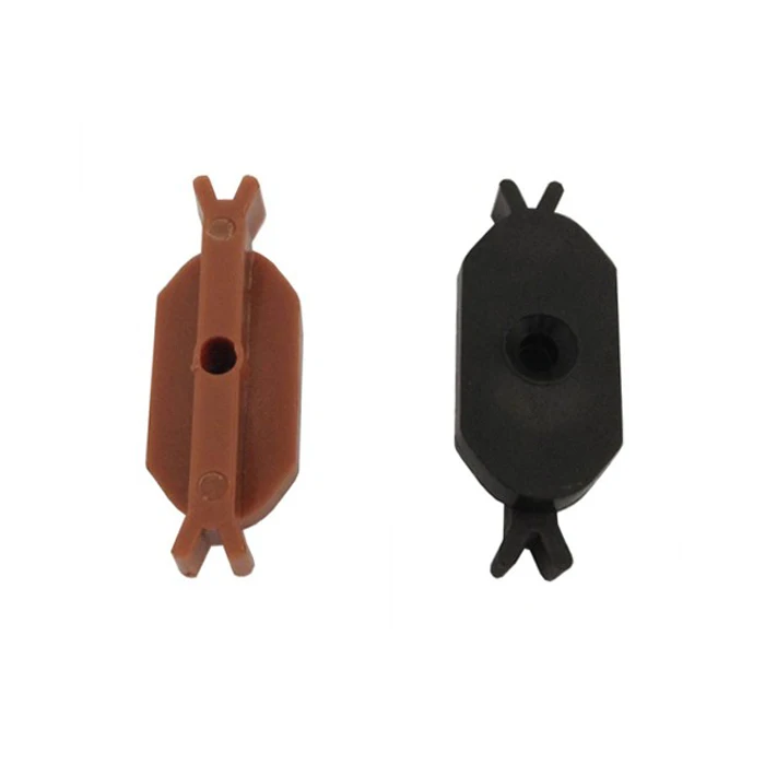 Durable click design wpc wood composite outdoor decking accessories plastic hidden fastener clips