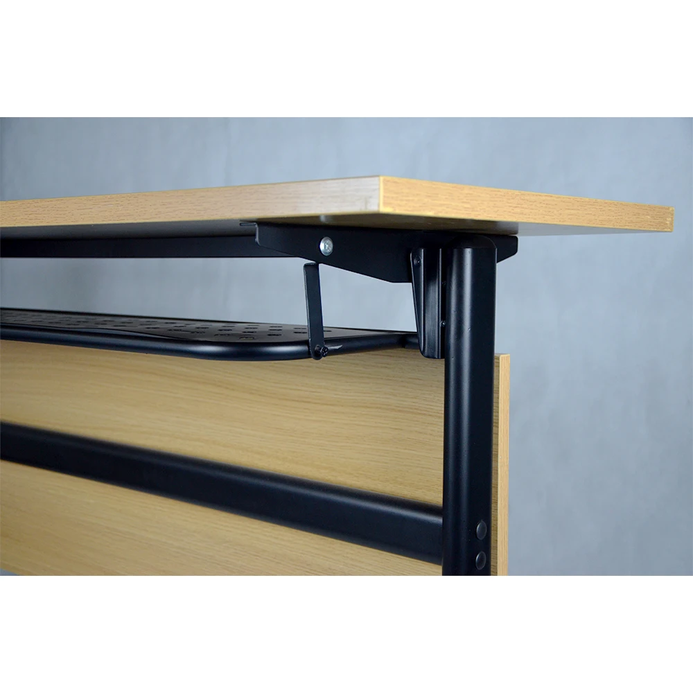 Wooden Folding Office Desk School Modern Conference Training Foldable Table