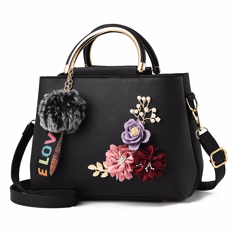 Wholesale Simulation Flower Woman Handbag New Shoulder Messenger Bag For Girls And Ladies