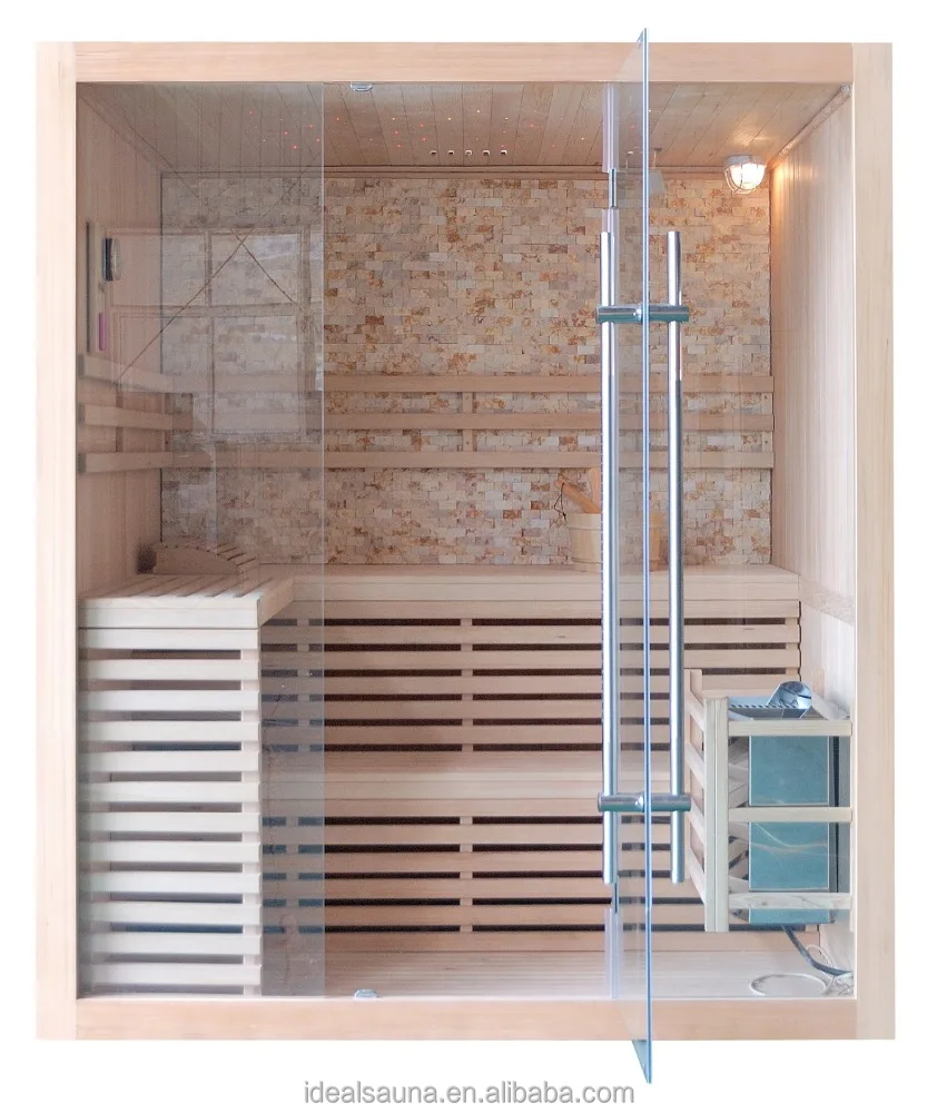 4 person traditional stone steam sauna room