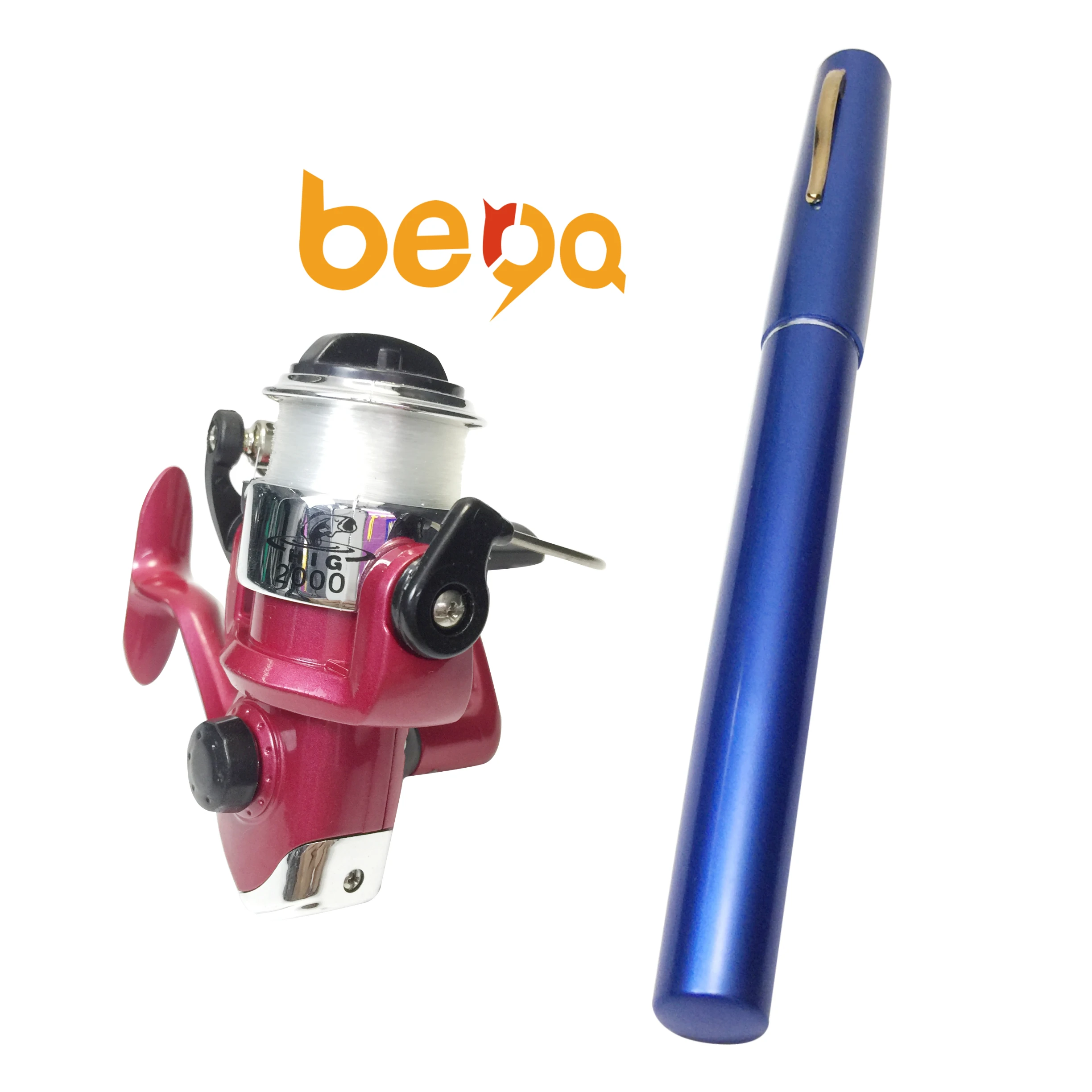 Promo Portable Pocket Aluminum Pen Shaped Telescoping Fishing Rod