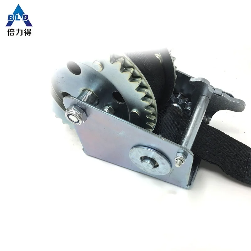 Cable winch puller Double gear hand manual winch with two way rachet