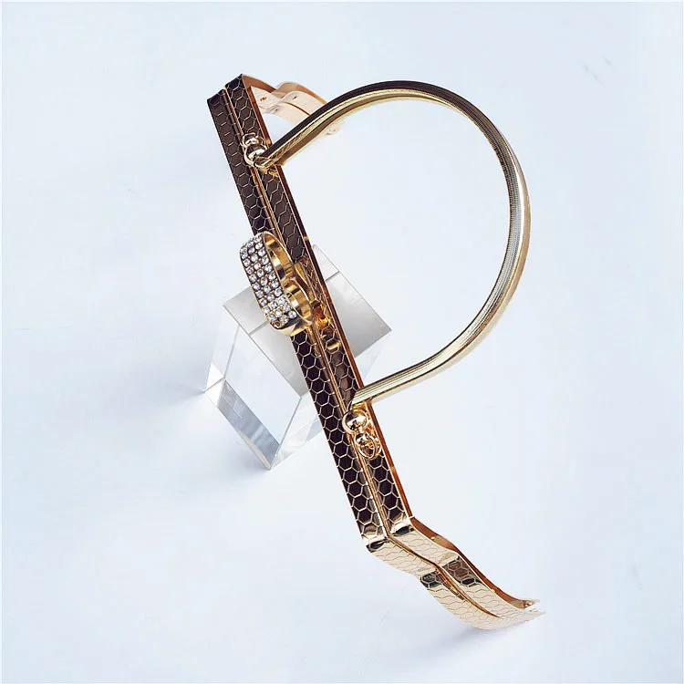 2021 top-selling clutch frame Manufacturer of custom bag accessories metal purse frame