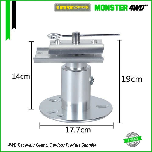 Monster4WD 100% Aluminum Alloy Farm Jack Spare Wheel Mounting Bracket