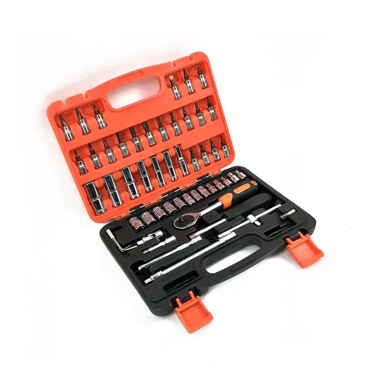
Shandong Linyi 53pcs Bits Socket Ratchet Wrench Set of Auto Repair Hand Tools 