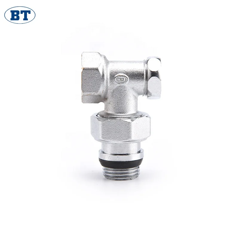 BT3035  good quality home brass thermostatic angled radiator valves