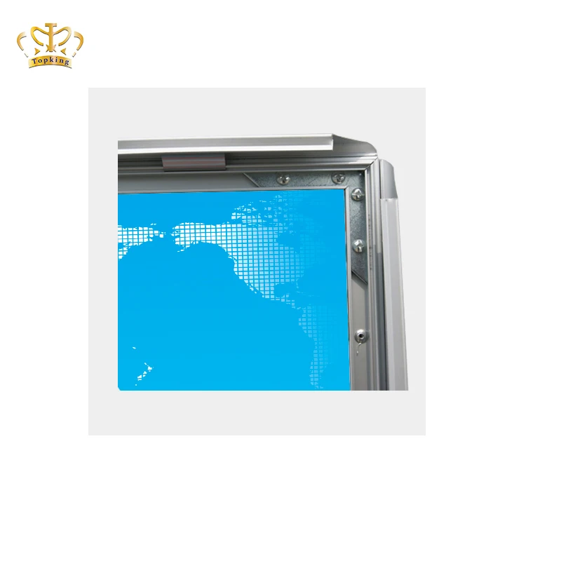 A1 Size Aluminum Snap Lock Frame a Board Stand Double-Sided Floor Display Powder Coated Finish Square Shape Poster Display Stand