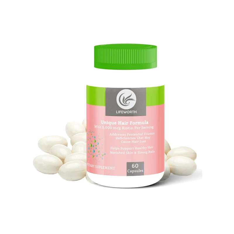 LIFEWORTH biotin 10000 mcg capsules for hair