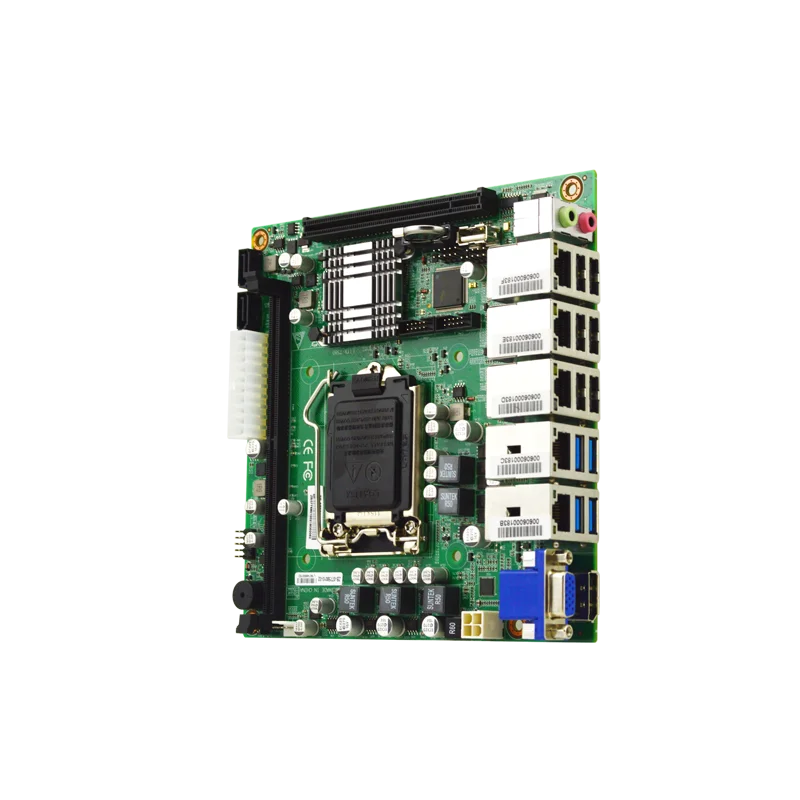 
Intel H110 Lga1151 Socket Support I3 I5 I7 Cpu Independent Graphics DDR4 Mini-Itx Motherboard With 16GB capacity and WIFI 