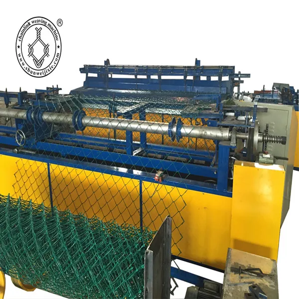 fully automatic diamond wire mesh making machine /chain Link fence machine