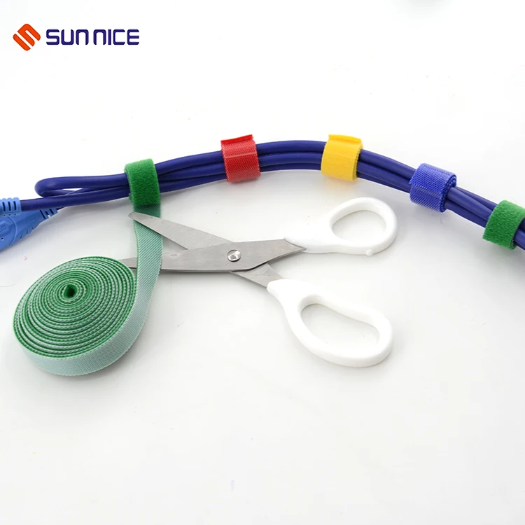 30PCS/50pcs/100pcs  PACK Velcroes Back To Back Nylon Ties Reusable Cable Ties Hook And Loop Velcroes Straps