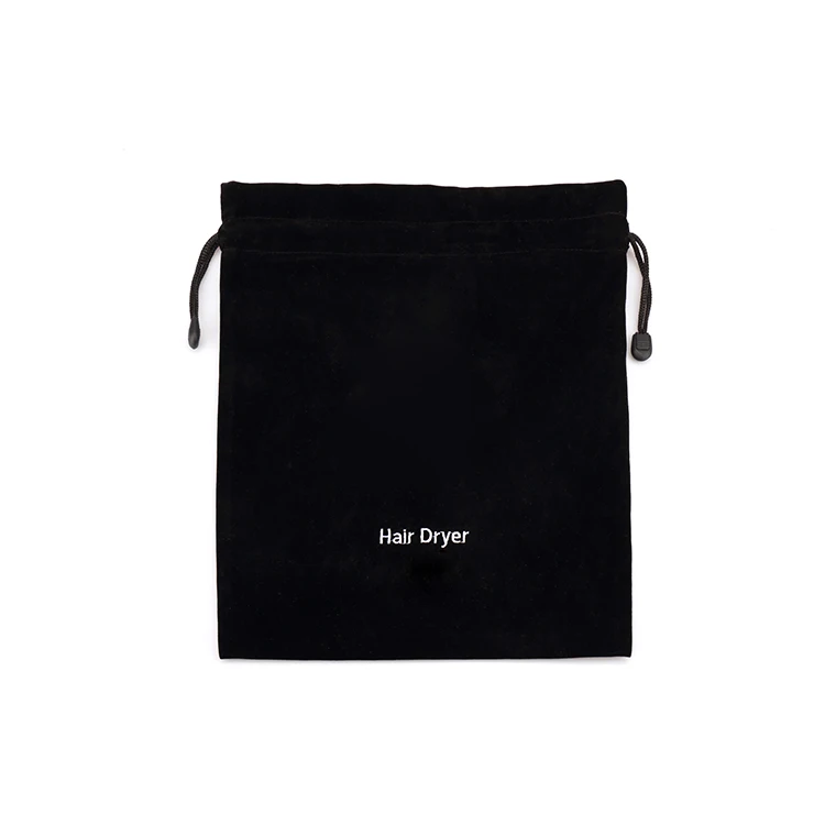 Wholesale Custom Logo Black Ecological Cotton Bag For Packaging