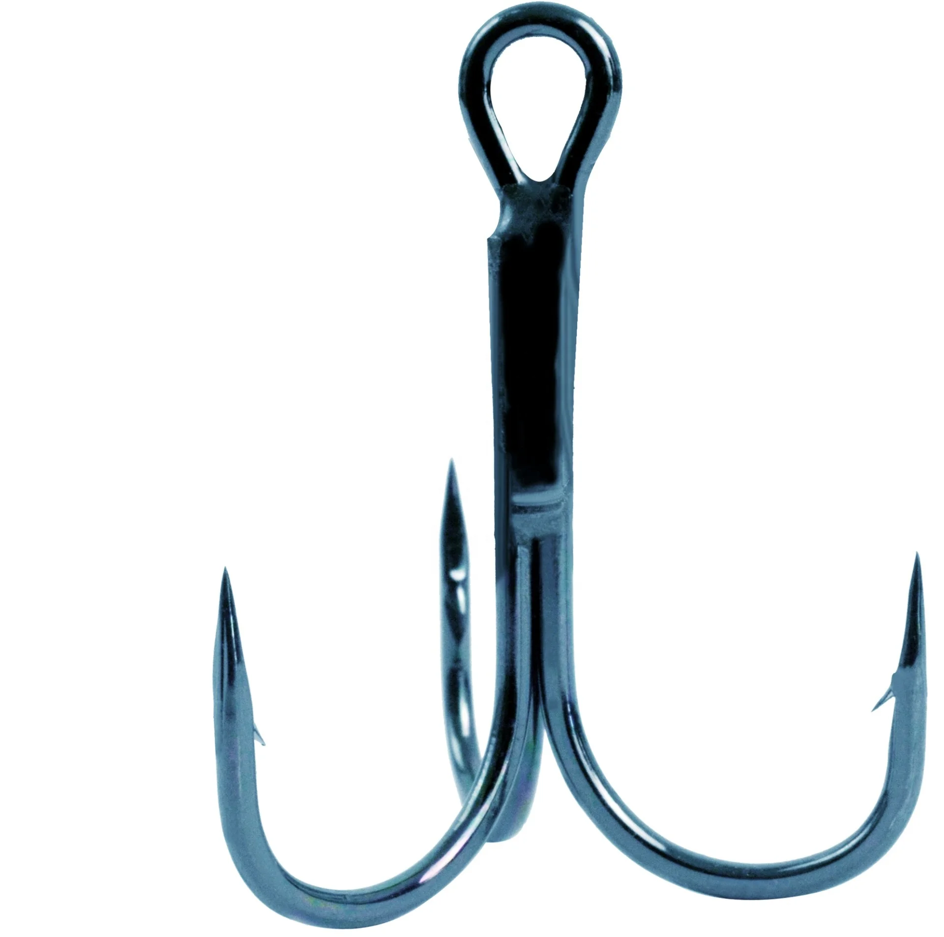 Round bent treble hook 1215 wholesale triple hook fishhook