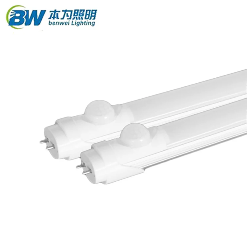 PIR 2ft/ 3ft/ 4ft/ 5ft/ 6ft/ 8ft CRI90 T8 led tube Factory price t8 led tube with motion sensor Daylight G13 lighting