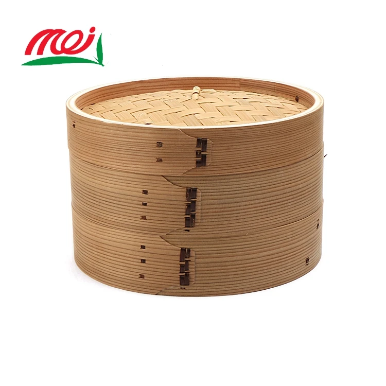 Wholesale Dim Sum Food Bamboo Steamer
