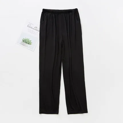 Оптовая продажа, домашняя одежда, мужские свободные штаны из модала, мужские пижамы, свободные широкие штаны