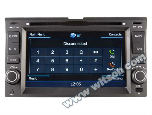 WITSON сенсорный экран KIA SPECTRA(2004-2009) A8 автомобиль с платформой Чипсет S100