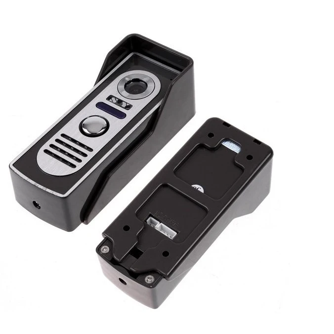 7 Inch Color LCD Night Vision Doorphone Intercom System with 1 Camera + 1 Monitor