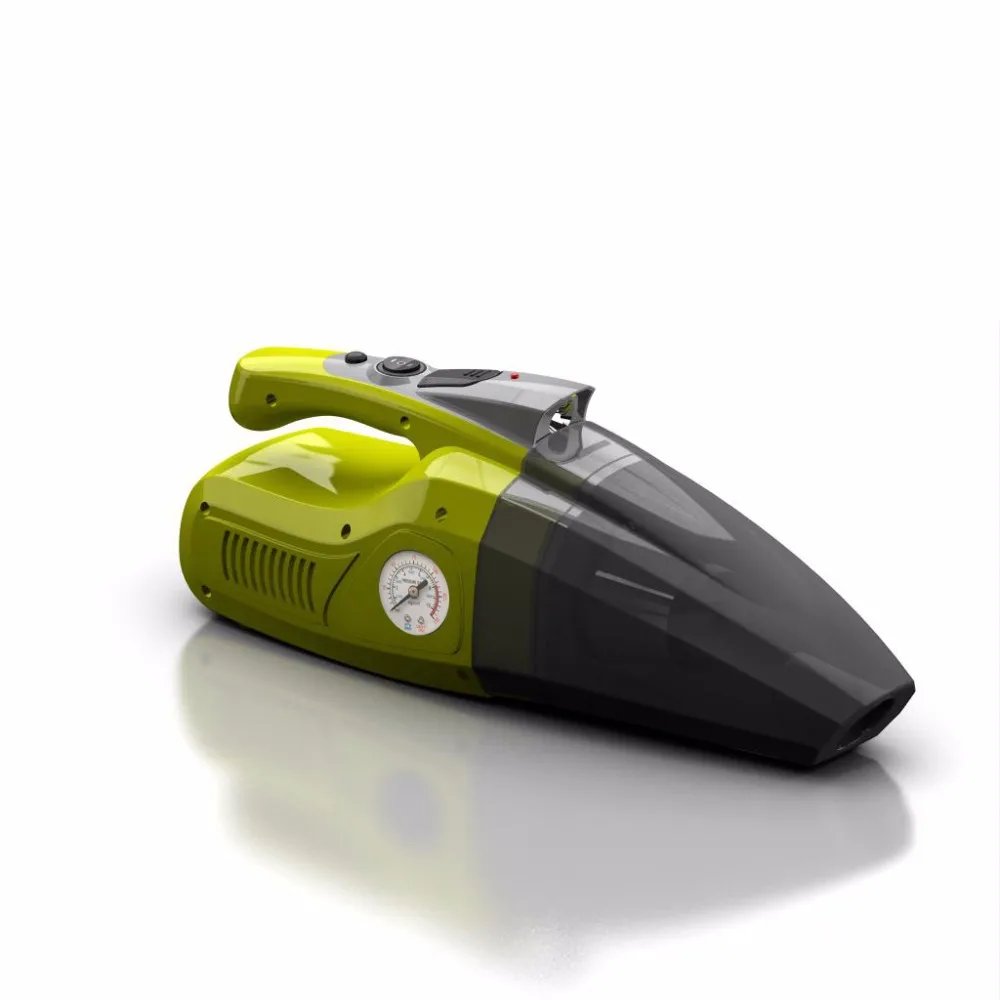 Портативный многофункциональный автомобильный пылесос 4 в 1 100 Вт с насосом для шин