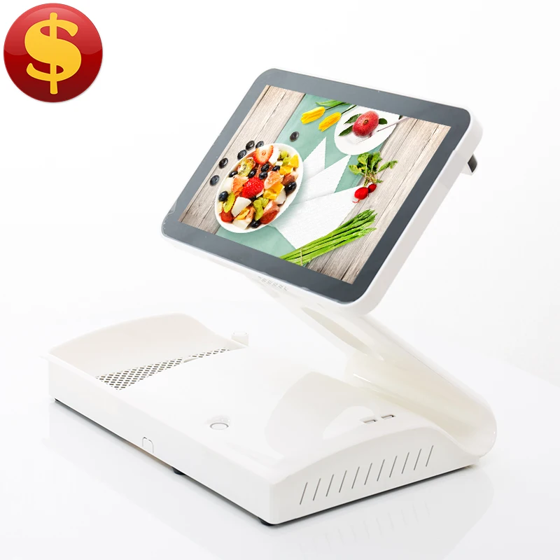 Pos-терминал с двойным сенсорным экраном с программным обеспечением pos