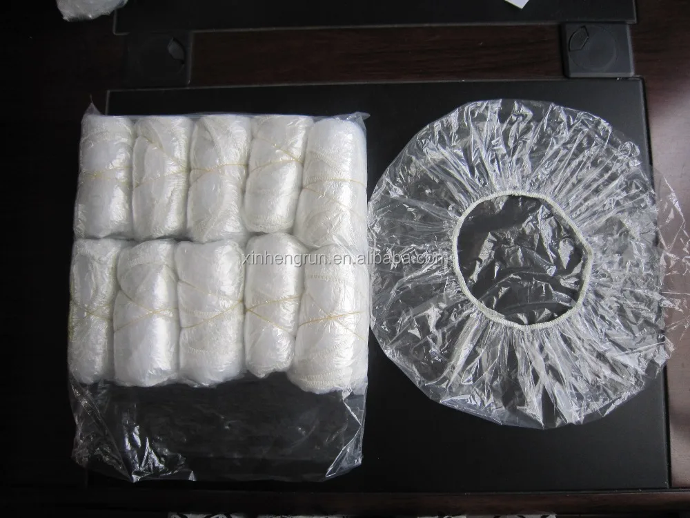 
Disposable PE plastic shower cap 