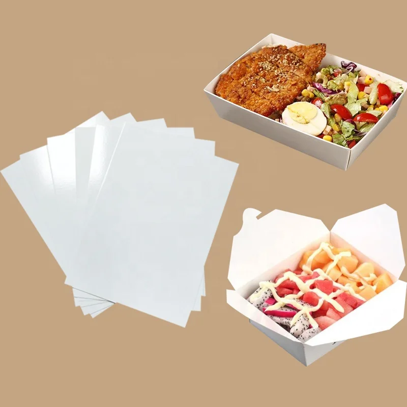 
Custom printed wrapping paper food grade single pe coated paper sheet for food packaging 