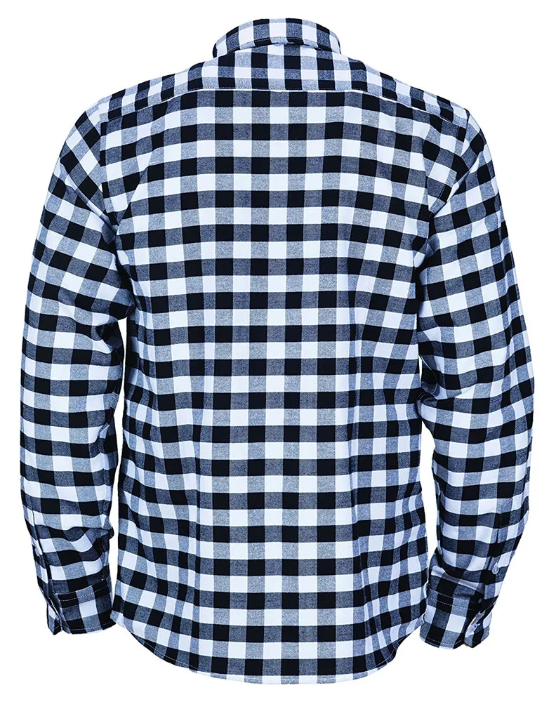 cotton fashion mens uniforms work custom plaid shirt work wear uniform with long sleeve tshirt