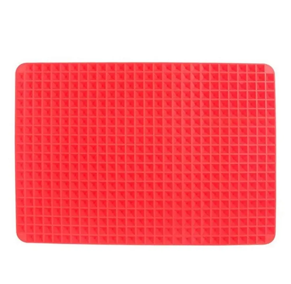 Pyramid Barbecue Pads Microwave Oven Resistant high Temperature Silica Gel Oven mat Roast pad