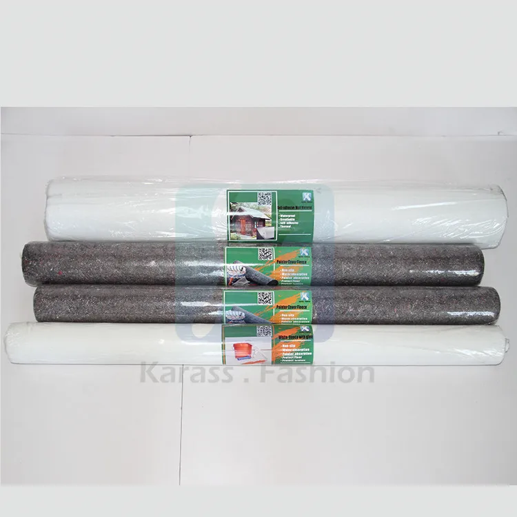 Wholesale High Quality Best White Sticky Painter Felt For Protecting Floor