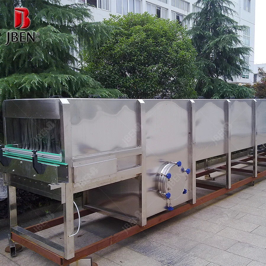 Glass beer bottle tunnel pasteurization machine