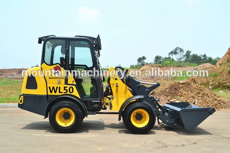 Mini wheel loader compact design TAIAN WL50 wheel loader