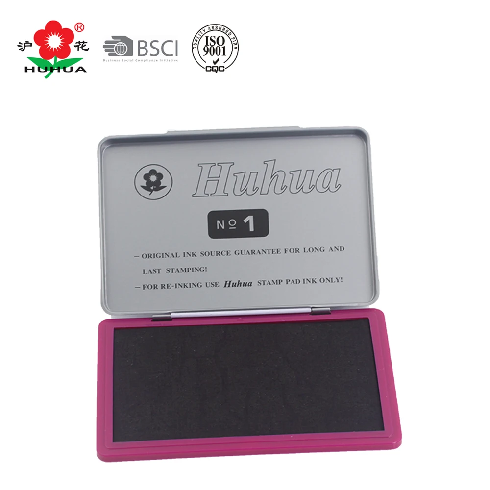 metal office big stamp ink pad for stamp