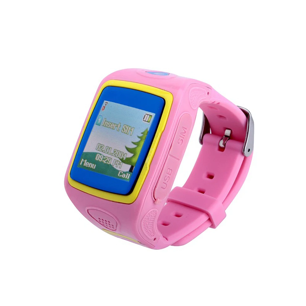 Новый смарт-длительное время автономной работы малыш GPS tracker часы ребенка sos часы для детей с кнопкой sos