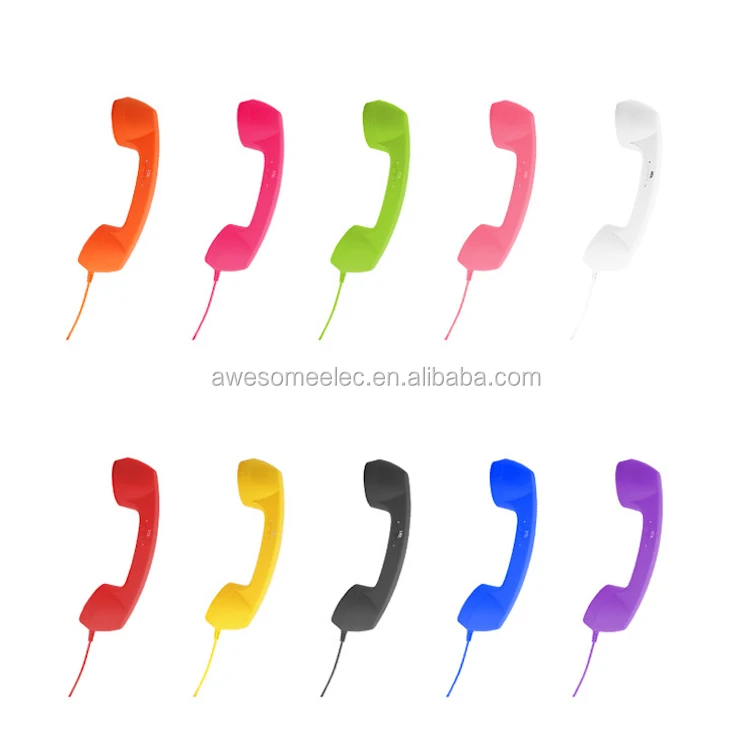 Coco phone retro phone, corded mobile phone, radiation protection smart phone with adjustable volume