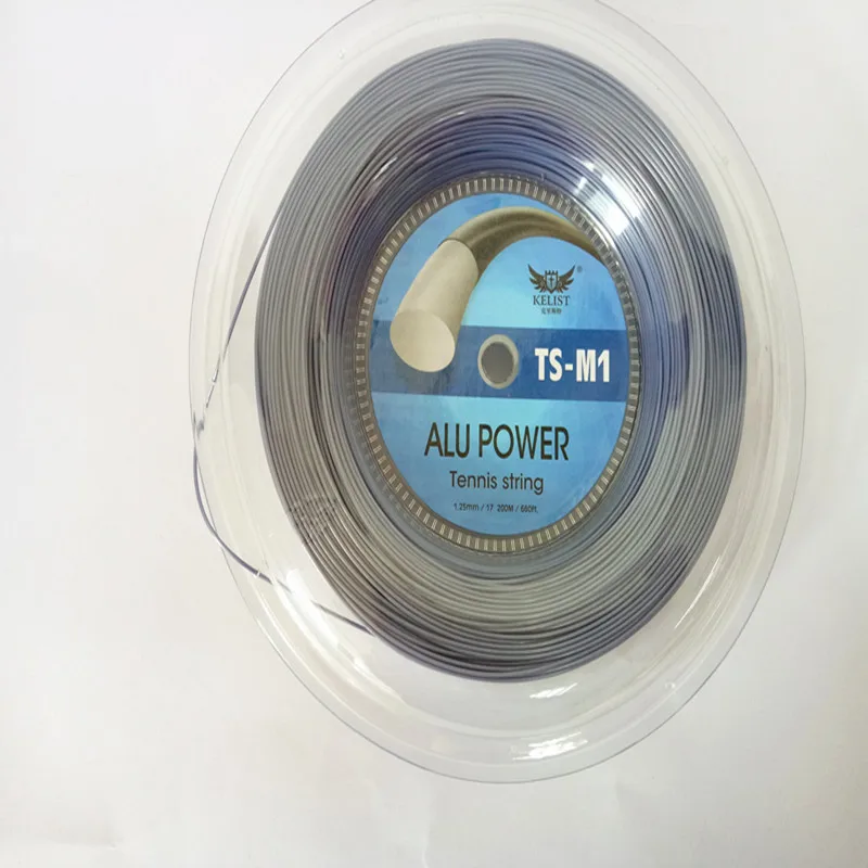 
high quality alu power string tennis for 1.25mm/17 200m 
