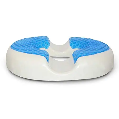 Охлаждения ортопедические O круглый массаж копчик пены памяти пончик подушки сиденья