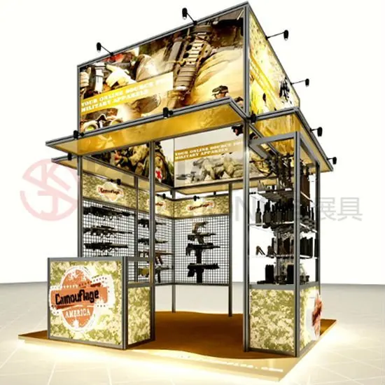 Easy fair stand 20x20 custom trade show aluminum profile exhibition booth