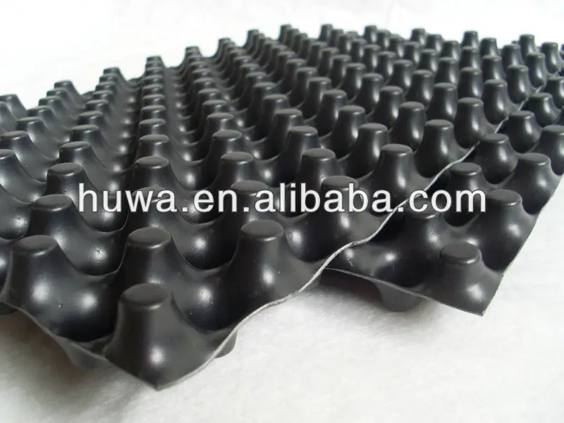 new lightweight building construction materials green roof plastic drainage board strip sheet