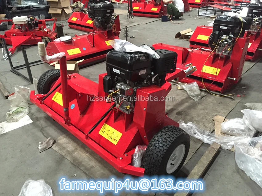 Farm Machinery ATV attachment ATV120 Flail Mower; Tow behind ATV UTV lawn mower ,working width 1.2m with  T blade