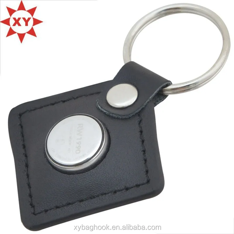 Factory wholesale high quality leather portable toy keychain