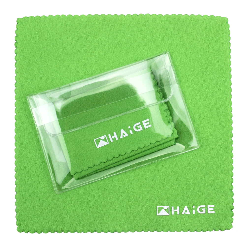 Custom logo printed eyeglasses lens microfiber cleaning cloth