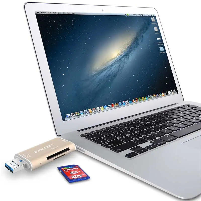 Лучшая цена алюминиевый 3 в 1 Тип C USB Hub адаптер Поддержка sd-карт и TF кард-ридер для мобильного
